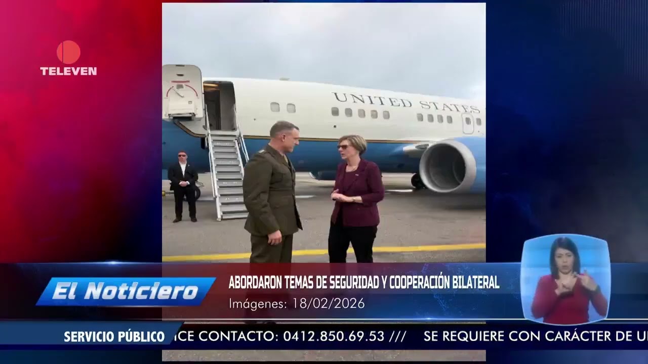Jefe del Comando Sur se reunió con autoridades venezolanas – El Noticiero emisión meridiana 19/02/26