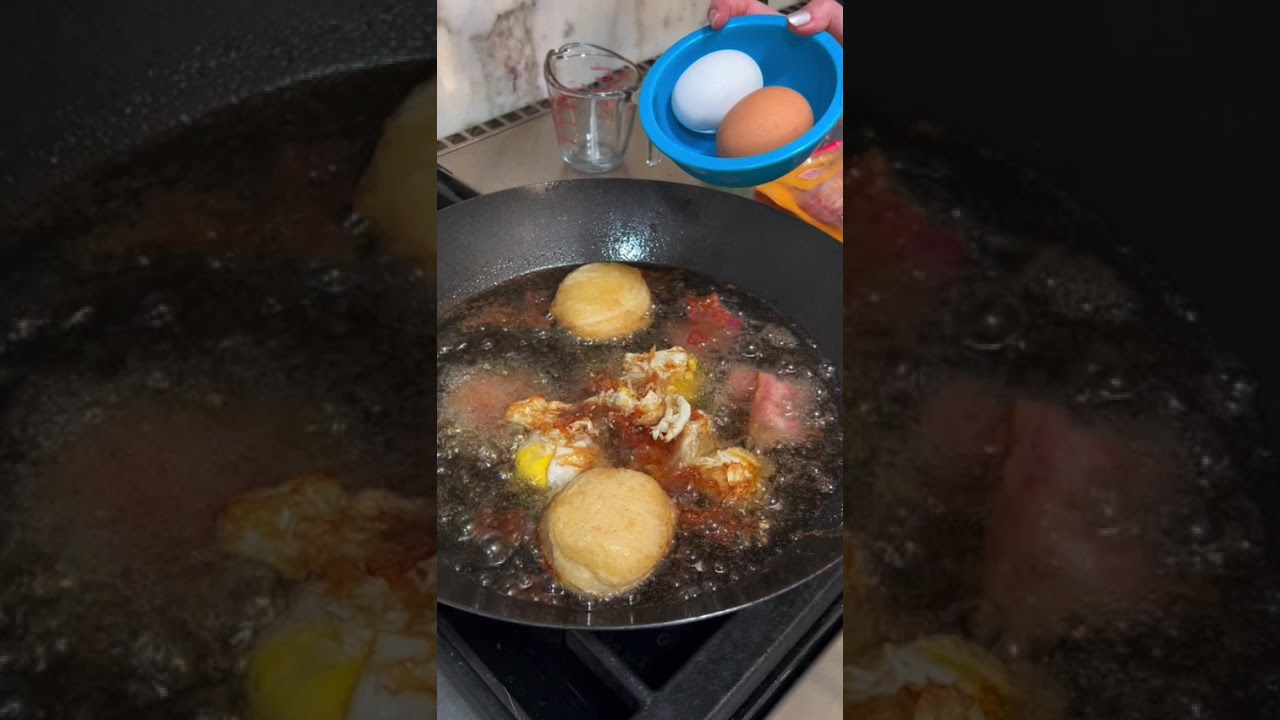 Deep fried breakfast! 🥓