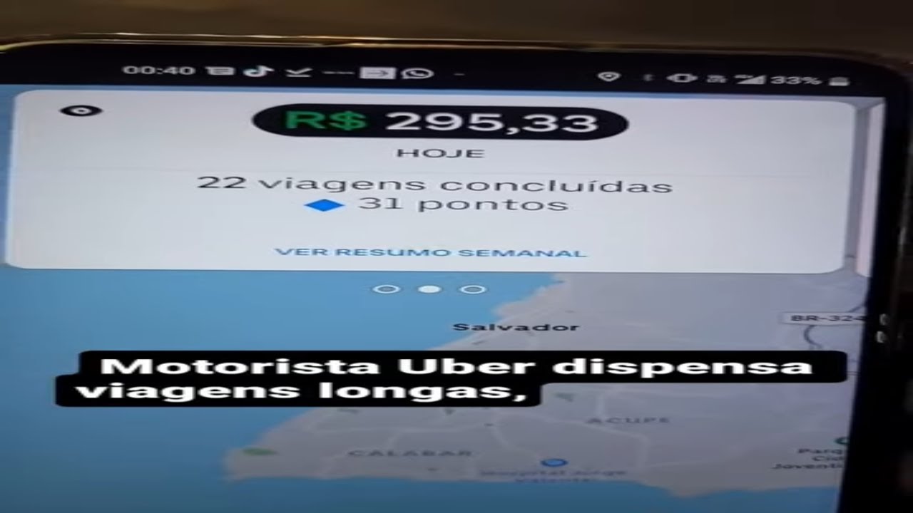 ELE SÓ FAZ VIAGENS CURTAS NA UBER e afirma que ganha mais
