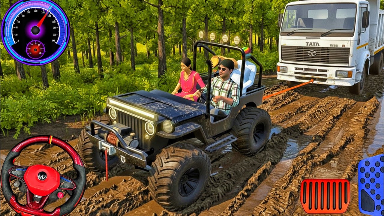 4x4 Offroad Jeep Driving Simulator 3D - Drive SUV 4x4 jeep Offroad Game - Android GamePlay part 42