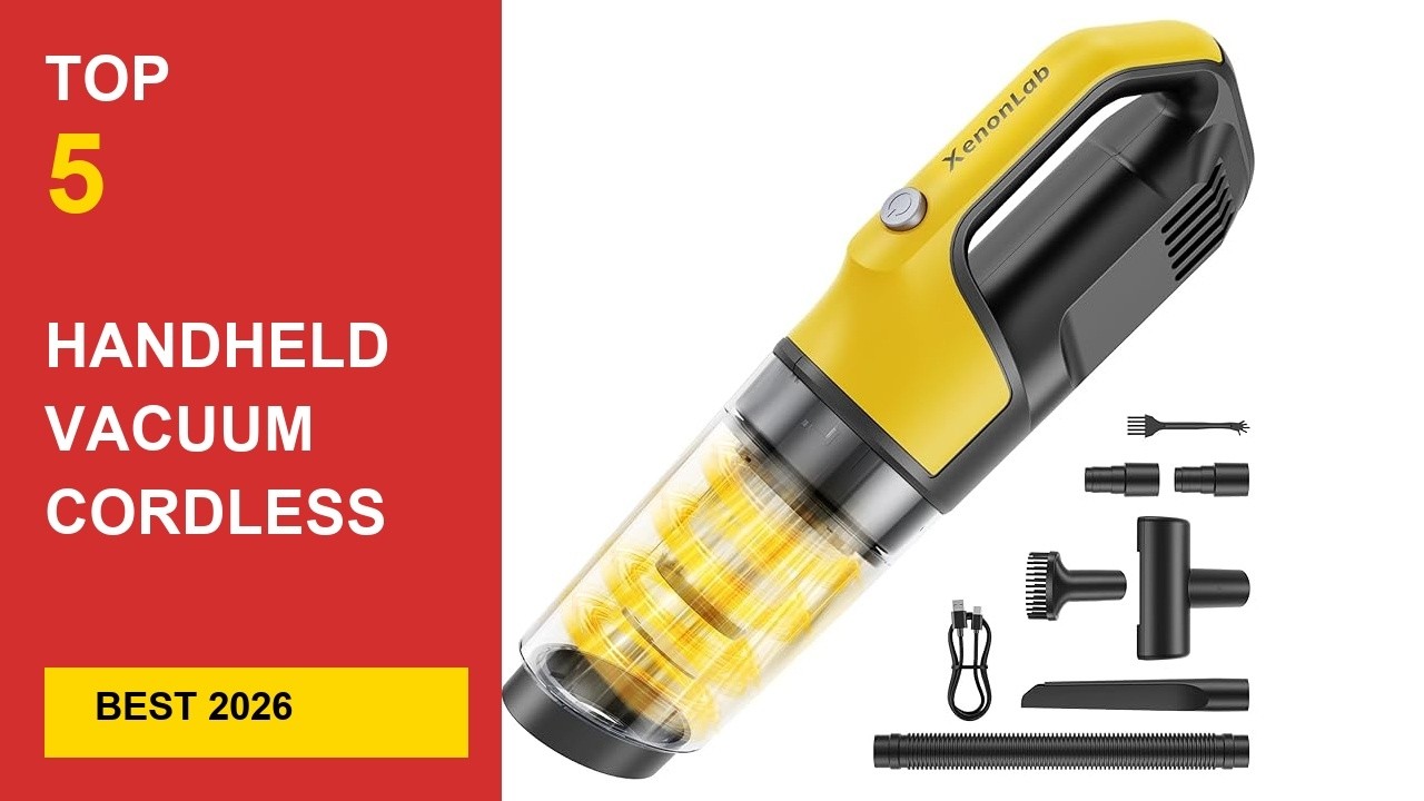 Best Handheld Vacuum Cordless High Suction in 2026 - Expert Reviews in 2026