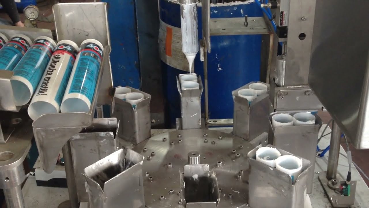 OTOMATİK MASTİK SİLİKON DOLUM MAKİNASI ( AUTOMATİC SİLİCON FİLLİNG MACHİNE) 404