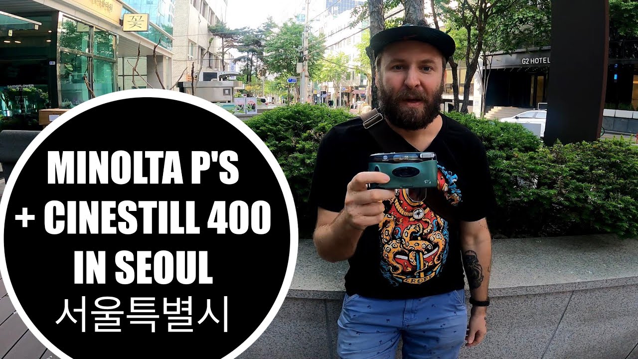 Minolta P's + Cinestill 400 in Seoul 서울특별시