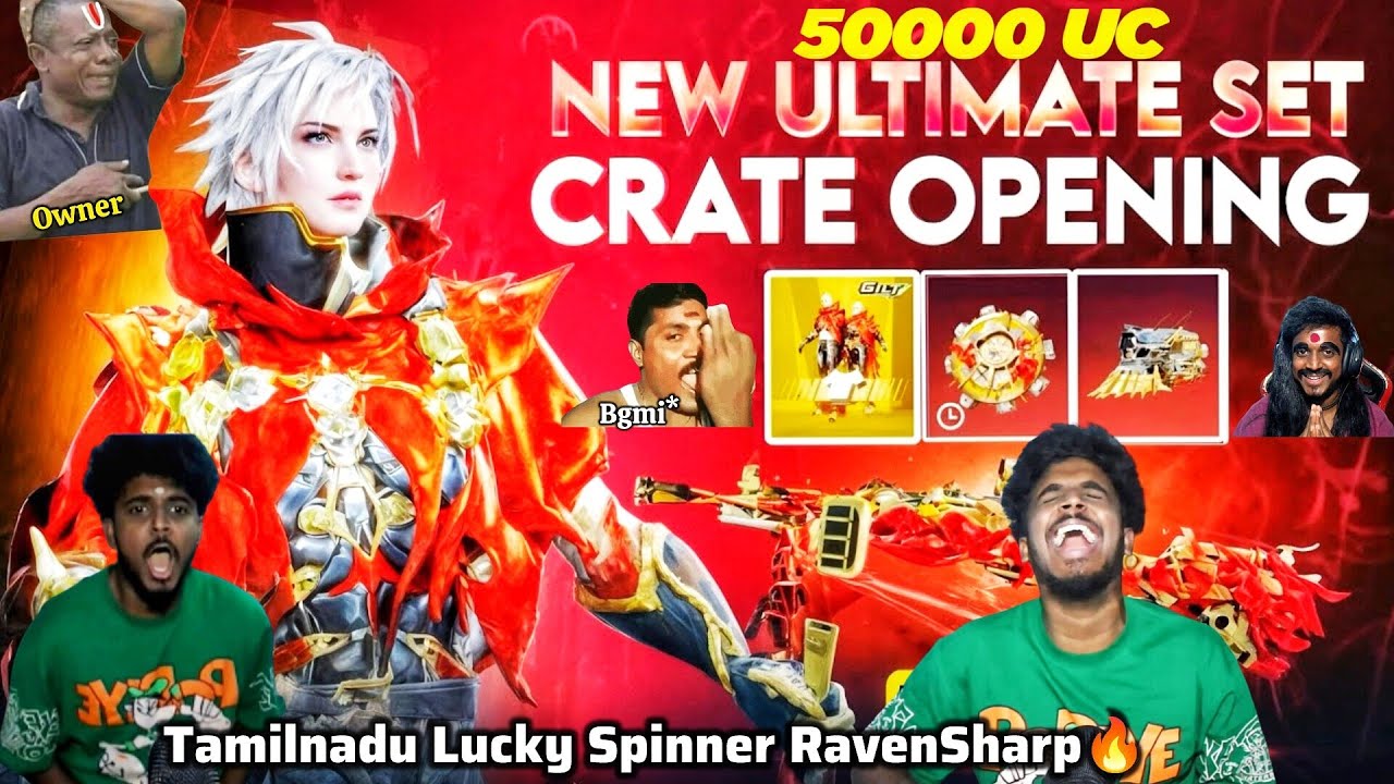 Sharp 50k Uc Ultimate Soulbane Crate Opening🔥|Funum இருக்கு Spinum இருக்கு🤣| Must Watch💯 #ravensharp