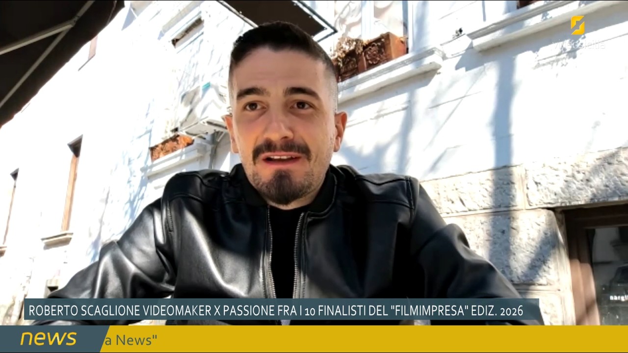 Roberto Scaglione videomaker per passione fra i 10 finalisti del Filmimpresa edizione 2026