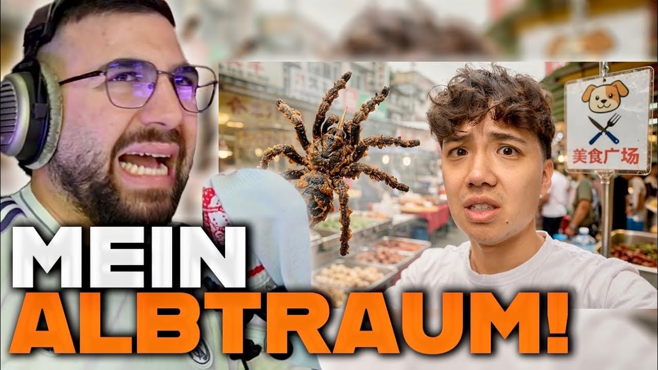 SELTIX ISST EINE SPINNE & MEHR?! 😱😭 MertAbi reagiert auf Chinas extremes Street Food 🔥  