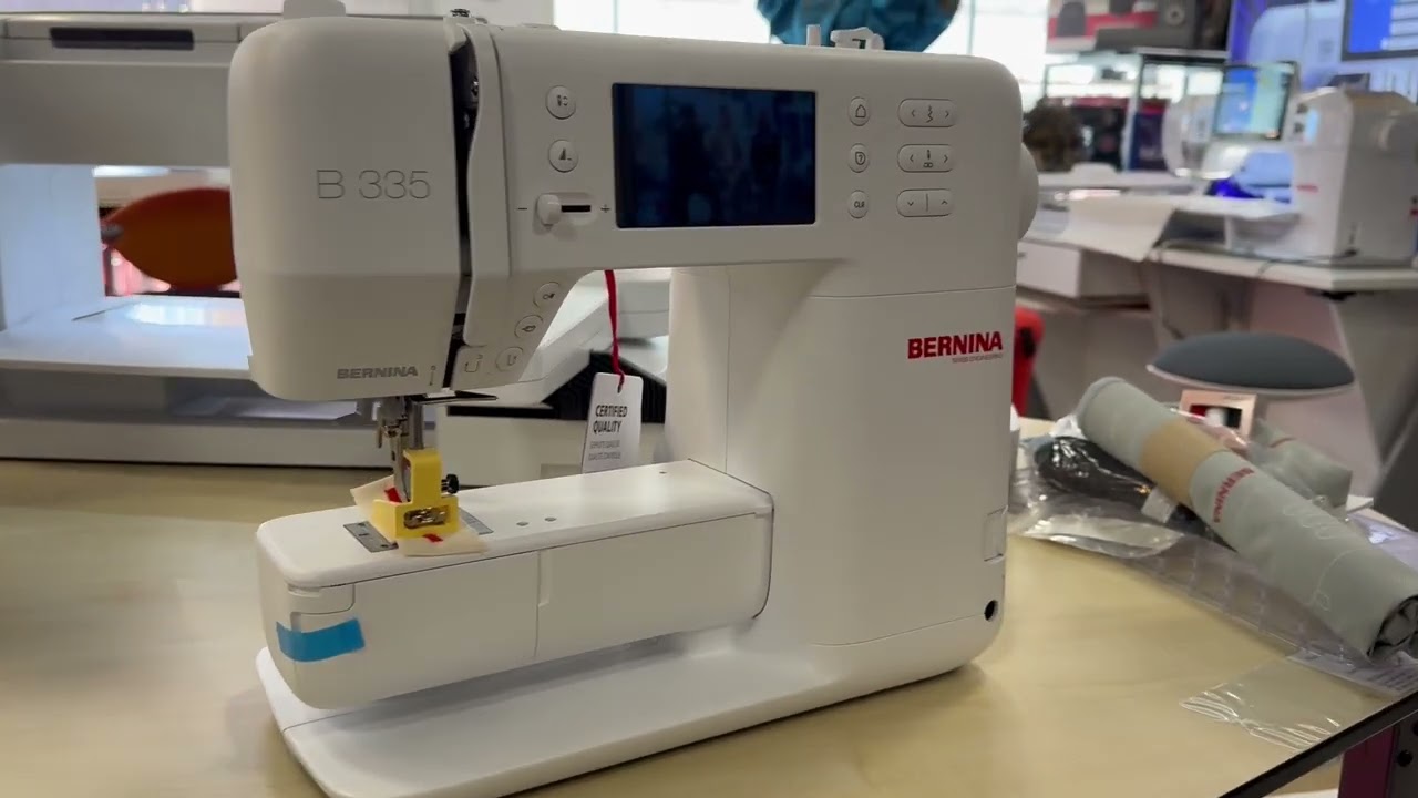 Unboxing de nieuwe Bernina 335