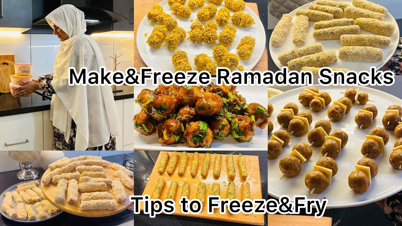 My Pre Ramadan preparation 2024✨🌙Make&Freeze Iftar2024Snacks for Ramadan/byJamshi recipes