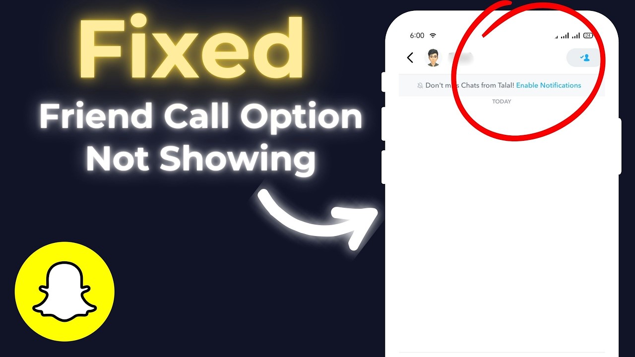 How To Fix Snapchat Friend Call Option Not Showing