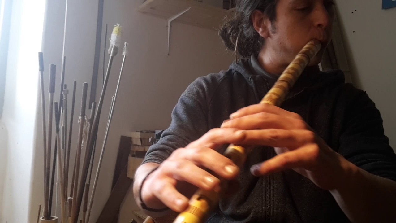 Gasba Ouest Alg&eacute;rie Sib - Fabriqu&eacute;e par Lucas Fovet - improvisation &agrave; l'atelier