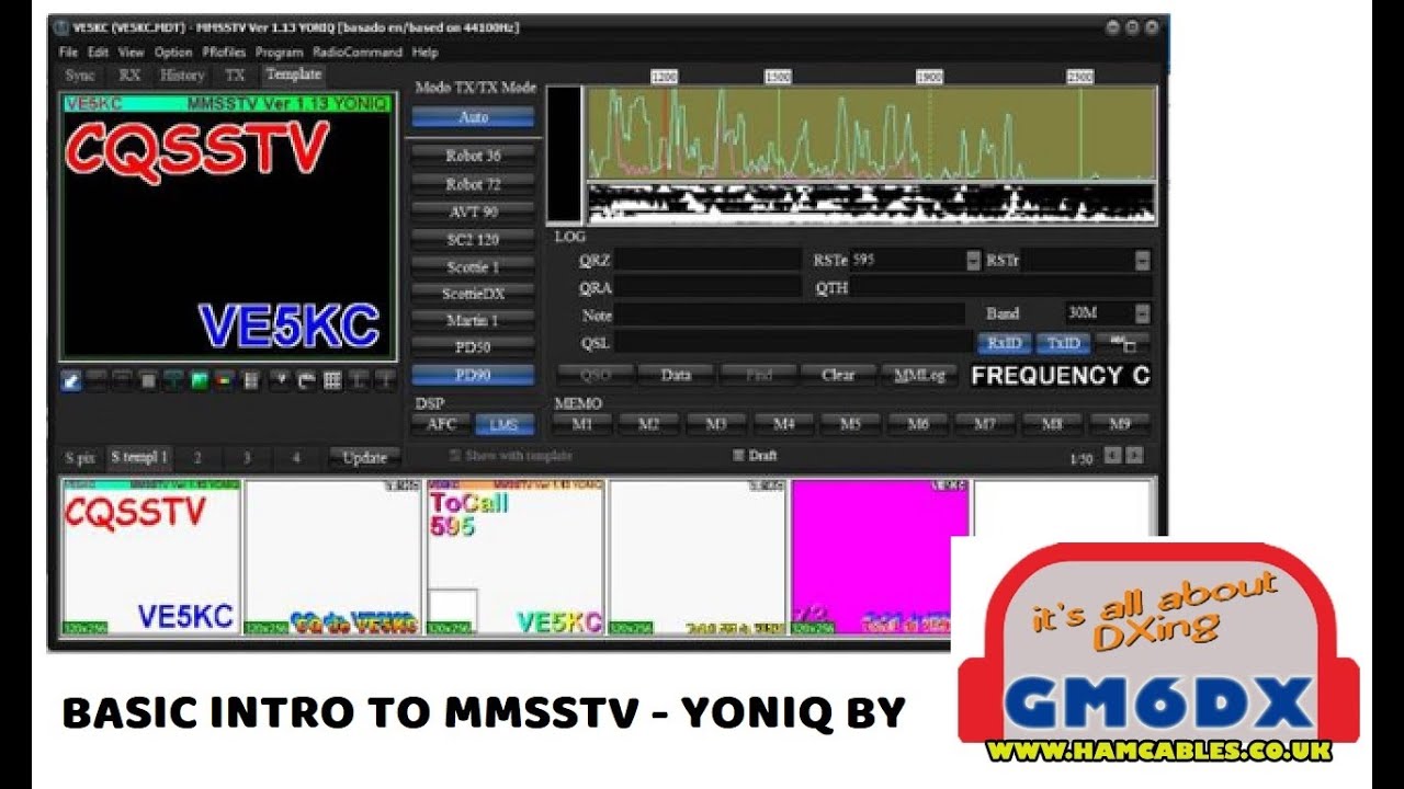 How To - SSTV by GM6DX