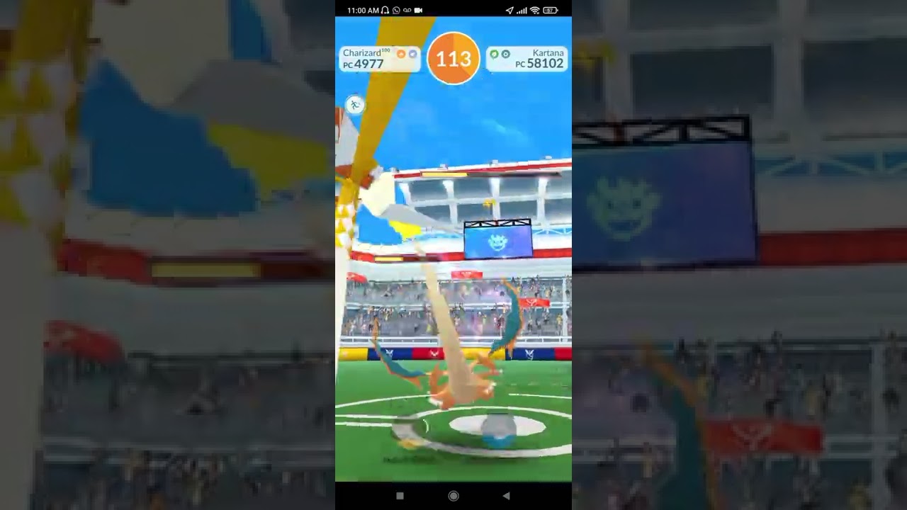 kartana en solitario, con solo mega charizard