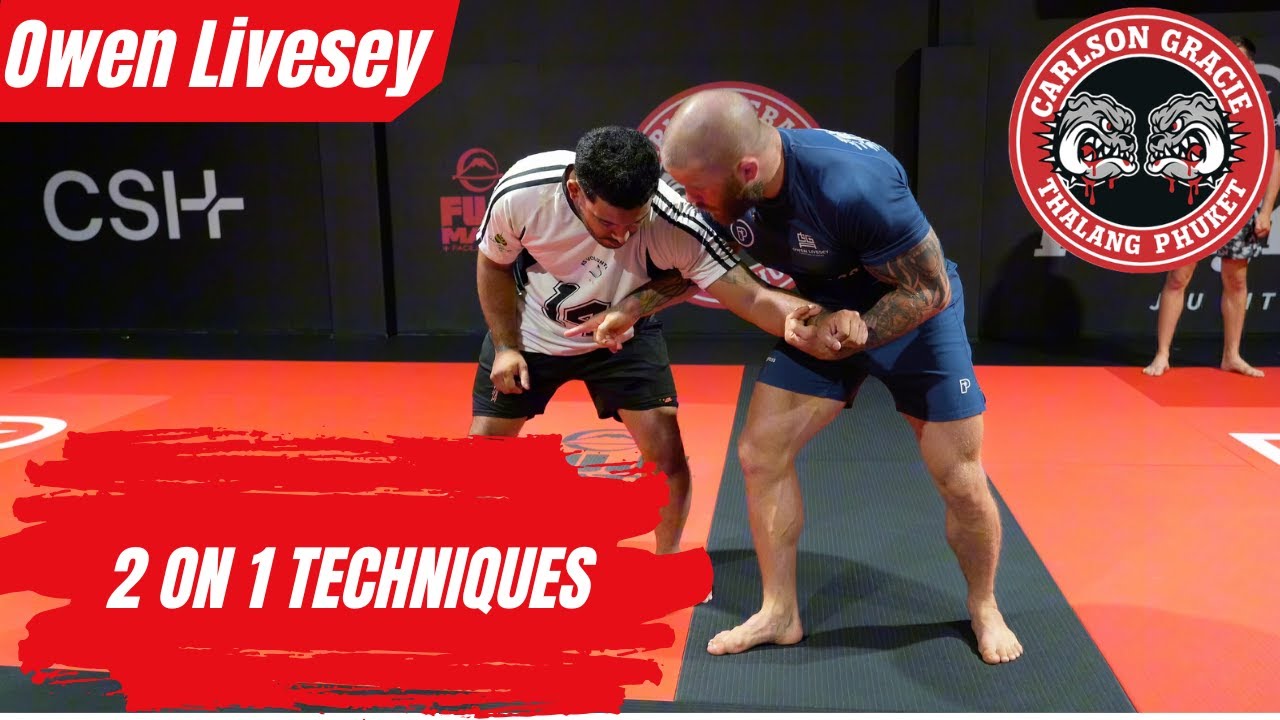 2 On 1 everything you need! | Wrestling & Grappling | Owen Livesey Carlson Gracie Thalang Phuket