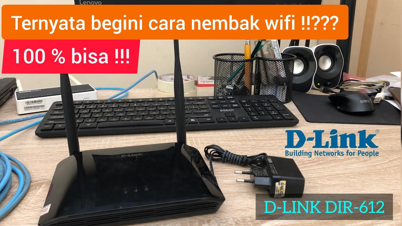 cara nembak wifi dengan router D-LINK DIR 612 terbaru 100 % BISA !!!
