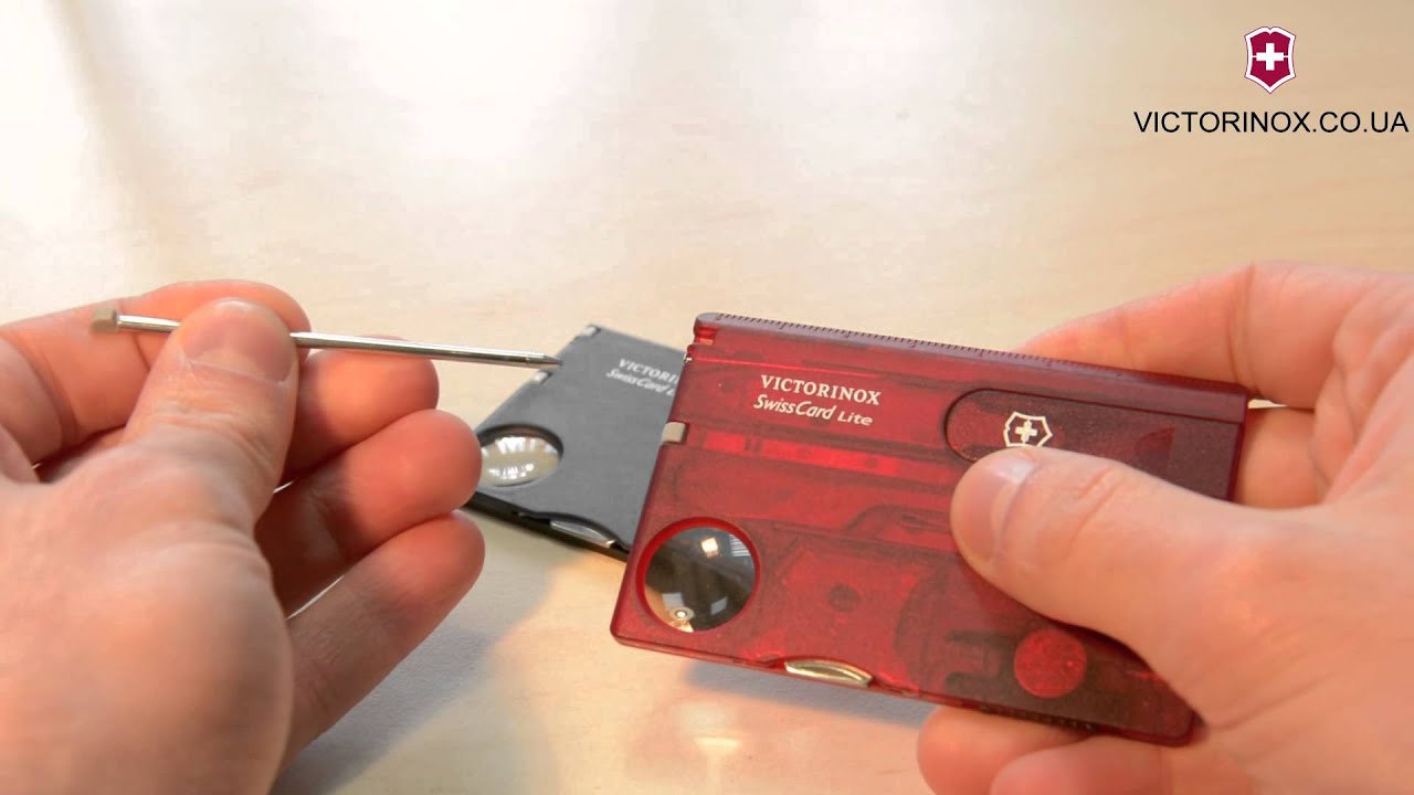 Швейцарский складной нож Victorinox Swisscard 0.7300.T - обзор ножей Викторинокс