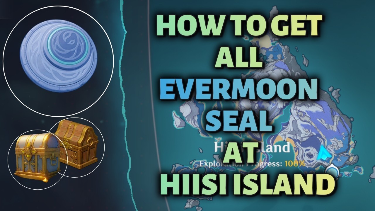 HOW TO GET ALL EVERMOON SEAL LOCATIONS AT HIISI ISLAND | GENSHIN IMPACT