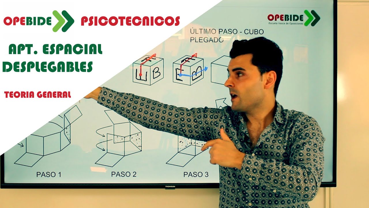 Psicotecnicos Espacial 📦 Cubos desplegados trucos #1 ⎜Desplegables⎥
