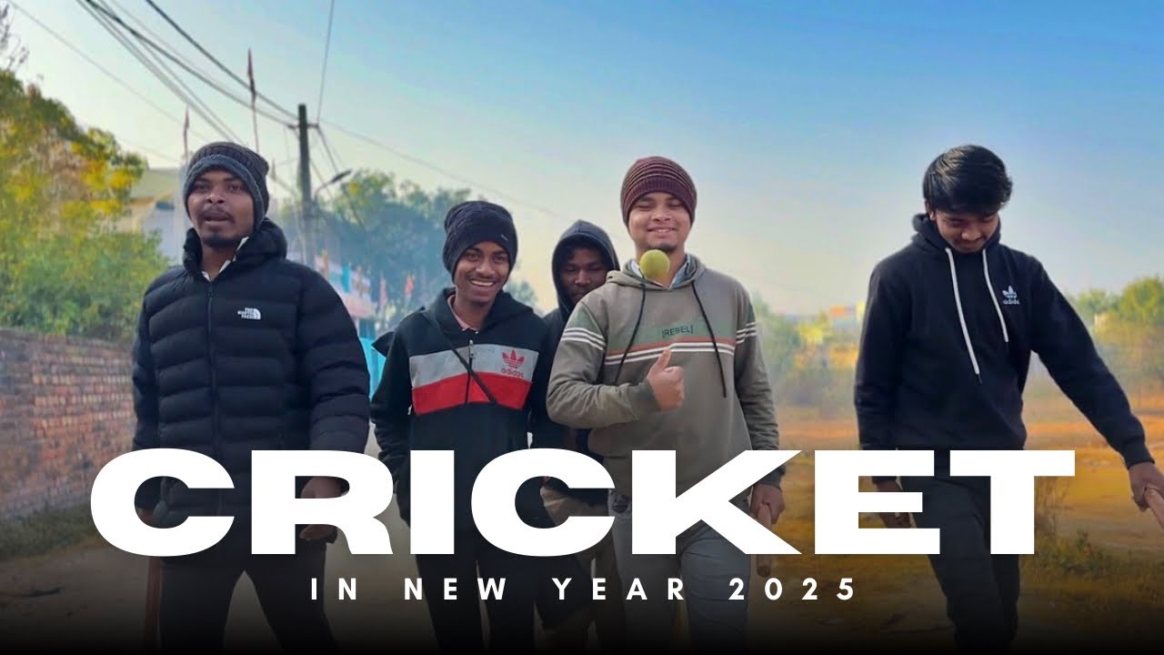 New Year Ke Din Bhi Cricket 😳