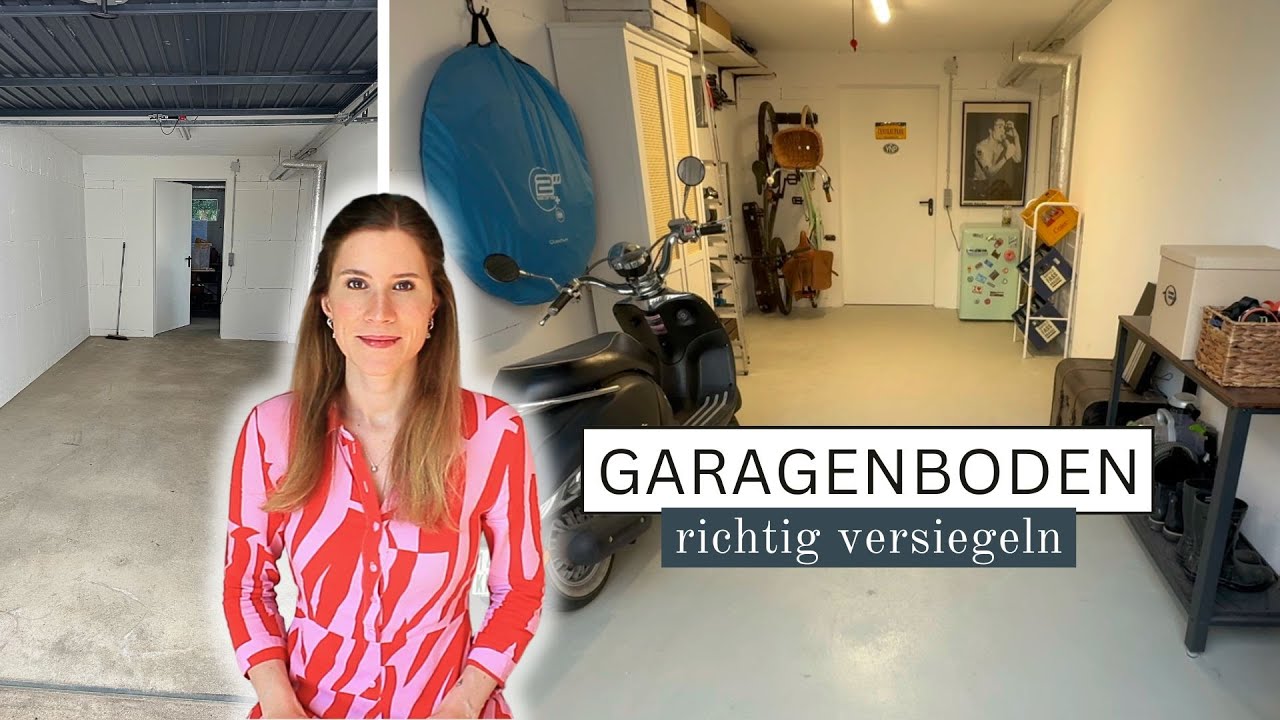 Garagenboden versiegeln - Grundreinigung, Grundieren und Streichen - New Home Serie - Teil 12