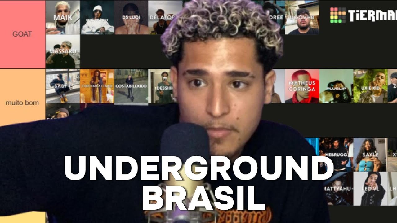 TIERLIST DO TRAP UNDERGROUND BRASIL.. (pol&ecirc;mica mas sincera)