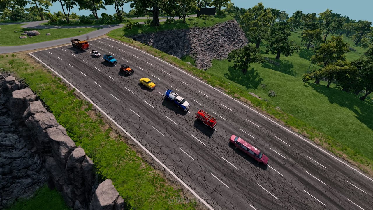 BIG TOYS Vs Mountain! Extreme Downhill Chaos ▶️BeamNG.Drive @DEVVYA
