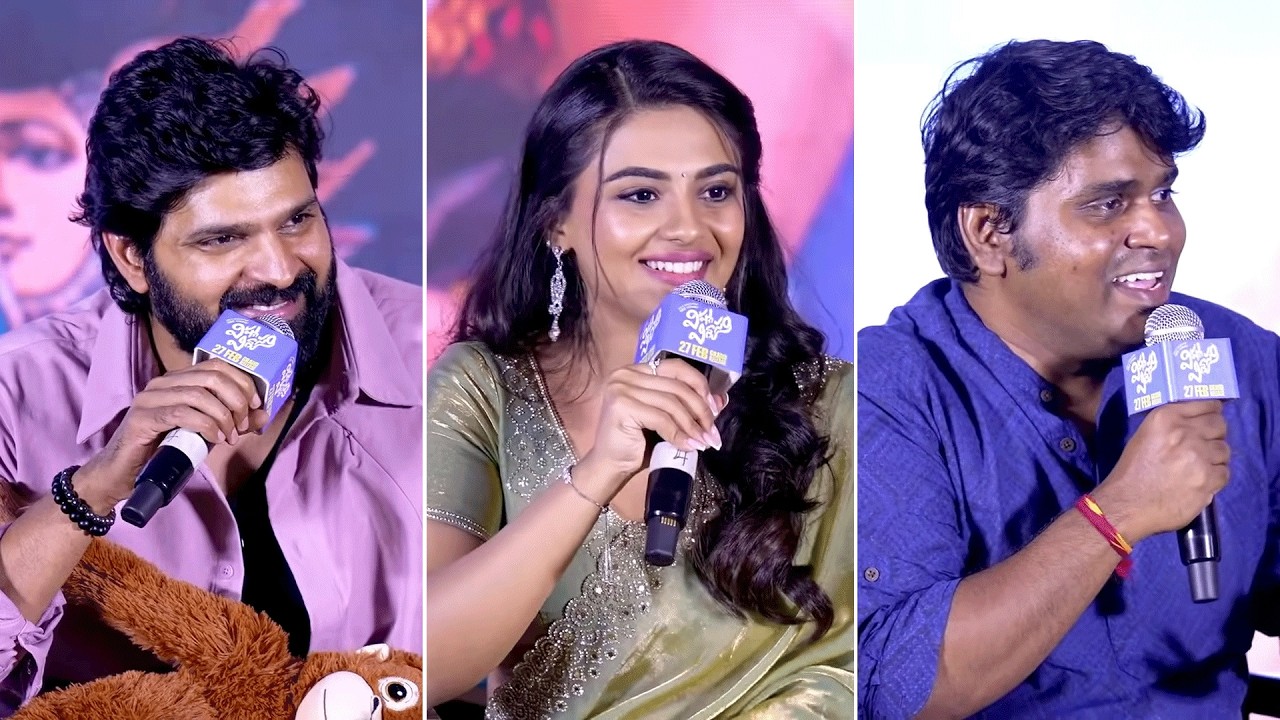 Sree Vishnu & Vishnu Vinyasam Movie Team Q&A With Media