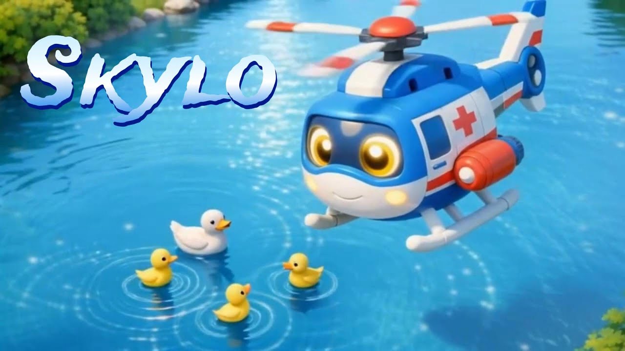 Look Up! Skylo on Duty 🚁 | Fun Rescue Song for Kids | Pop Kids