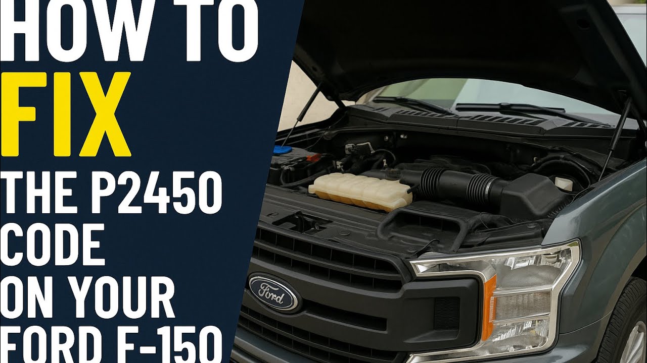 How to fix the P2450 code on your F-150