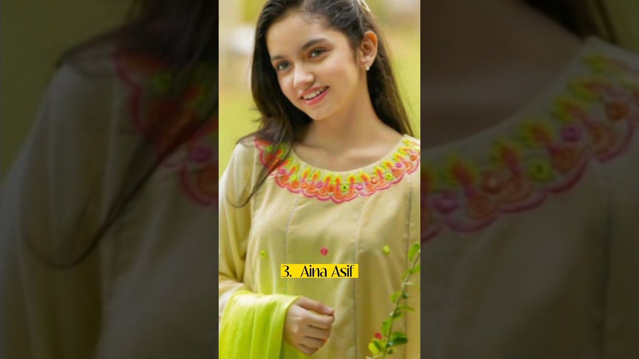 Top 10 Most Beautiful Youngest Pakistani Actress |Hiba Bukhari | Aina Asif 