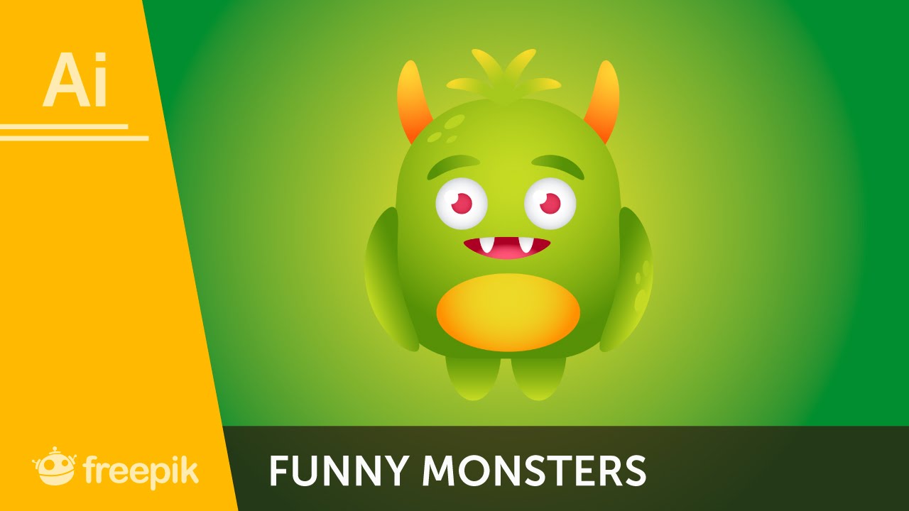 Illustration: Create a Funny Round Monster (intermediate) | Freepik