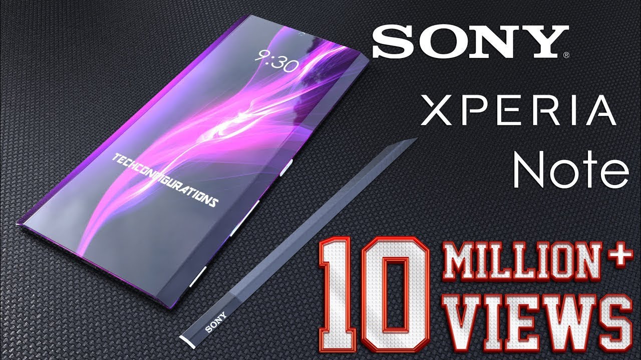 Sony Xperia Note Introduction Concept ,Note 20 Killer Edge Display & S-Pen 