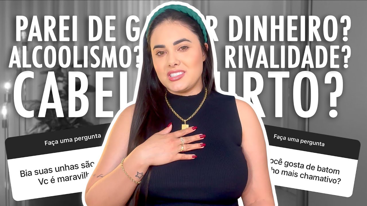 Bia Sincera: MINHA CARREIRA, Sa&uacute;de Mental e RIVALIDADE Com as Blogueiras