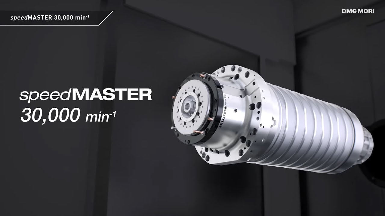 最高回転速度30,000回転仕様の高信頼性高速スピンドル「speedMASTER」