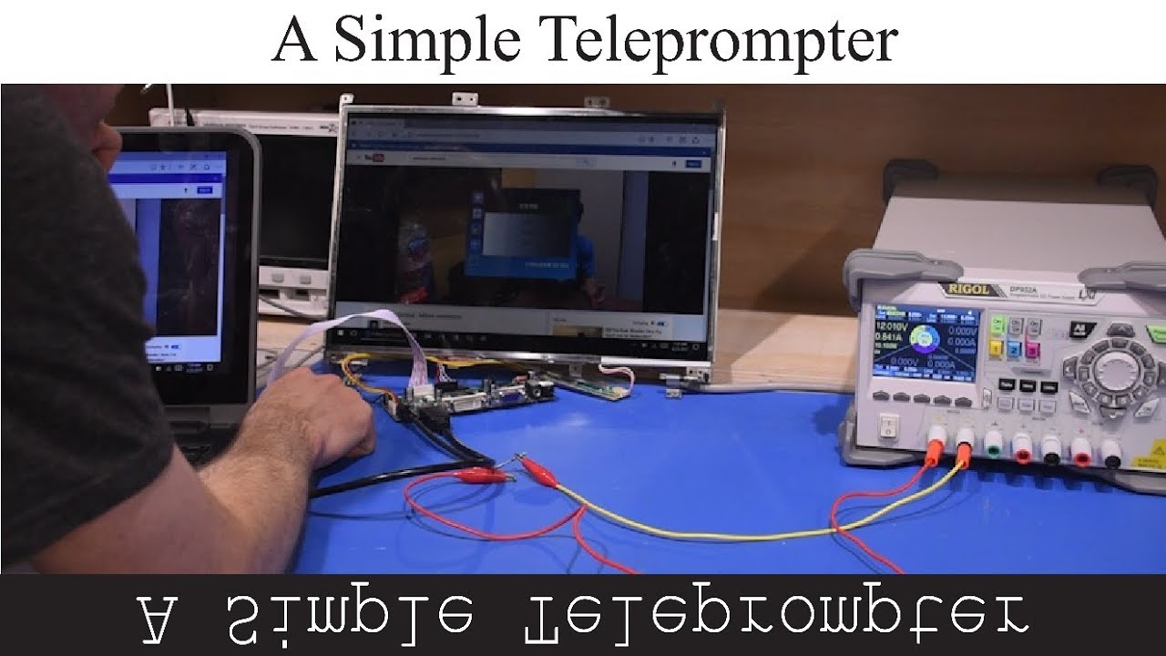 Make A Simple Teleprompter - Mikes Inventions