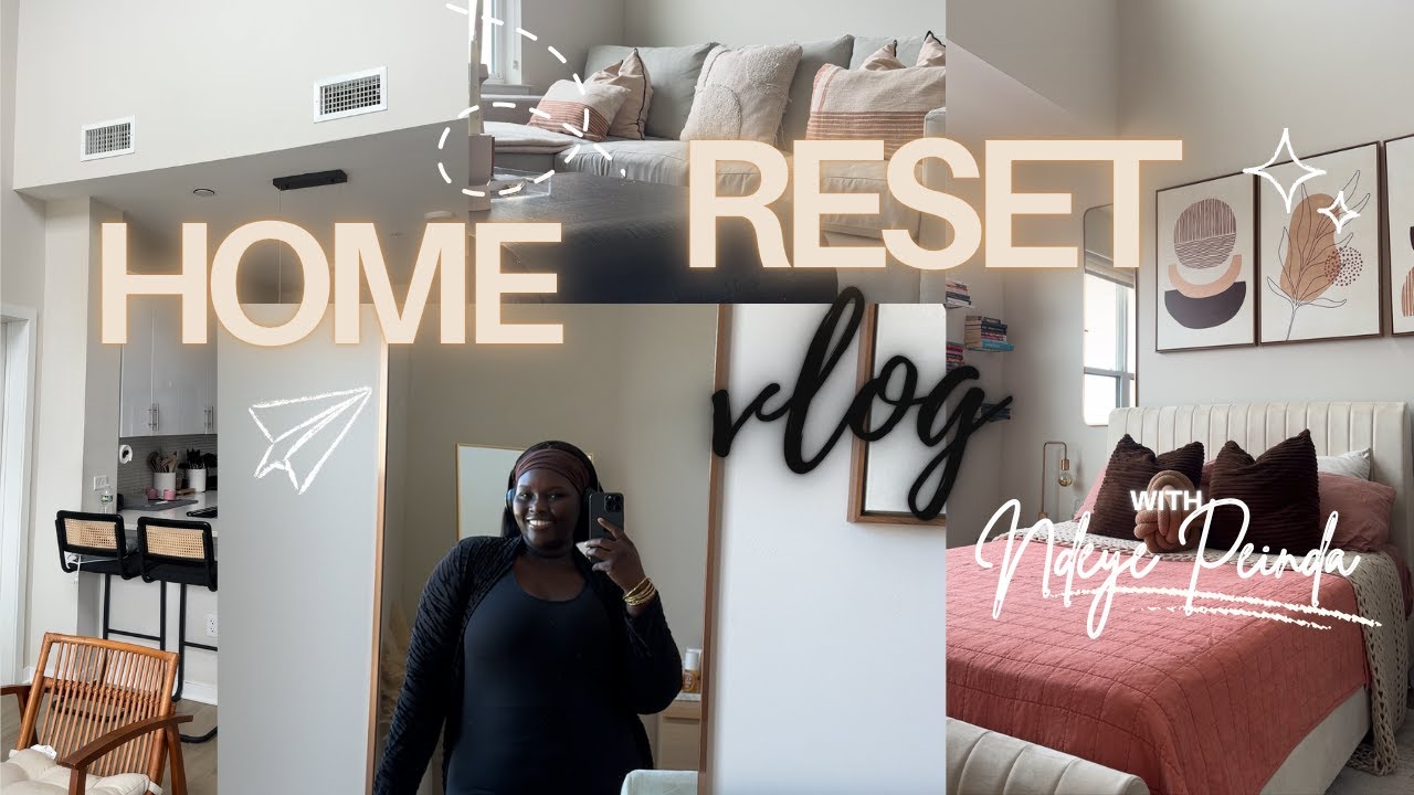 A HOME RESET VLOG | CLEANING MOTIVATION| RESETTING MY HOME & MY CHANNEL