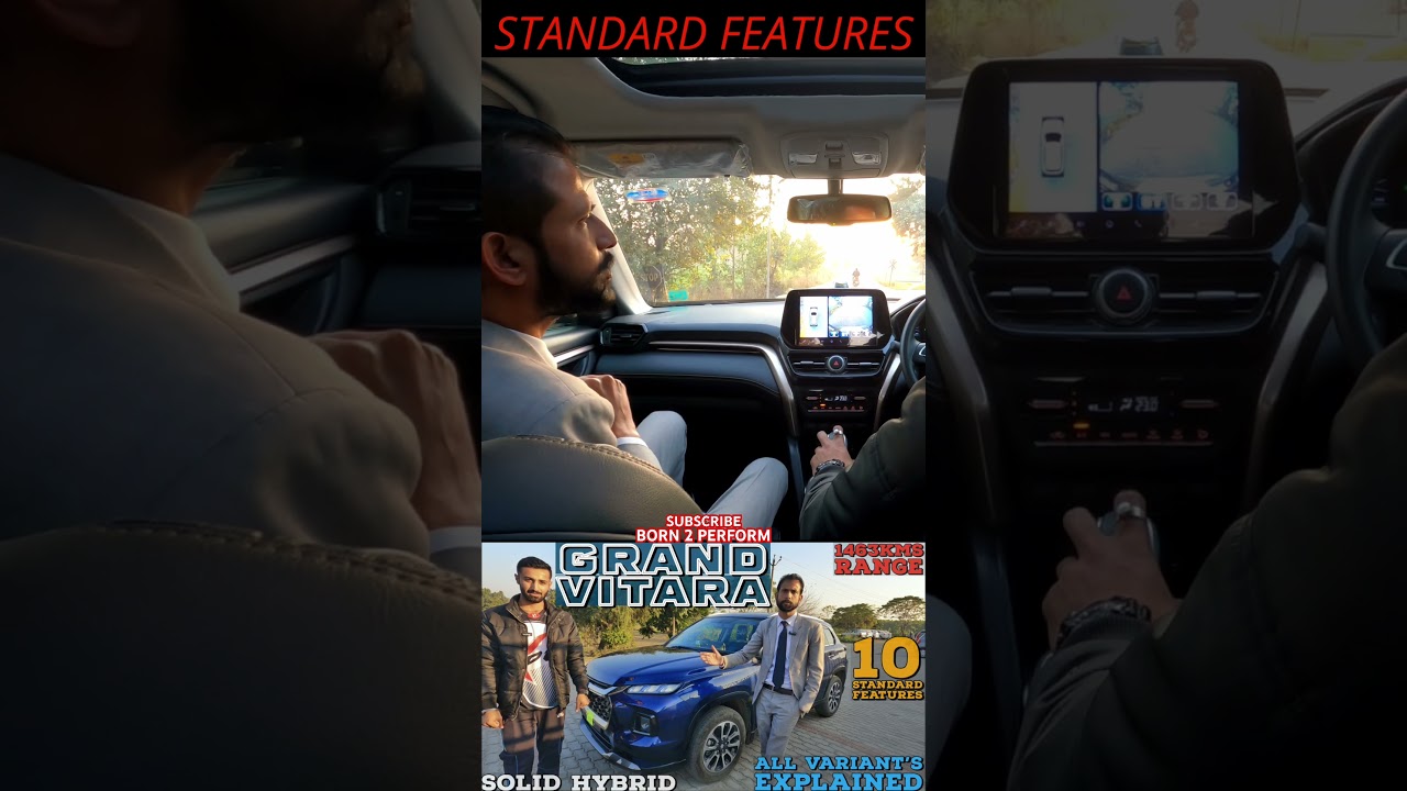 Standard Features You Will Get In Grand Vitara 