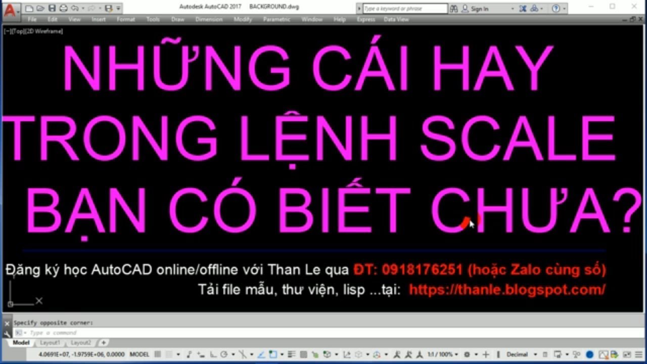 SỬ DỤNG LỆNH SCALE TRONG AUTOCAD [CƠ BẢN + NÂNG CAO] CÓ GÌ HAY VÀ ỨNG DỤNG RA SAO?