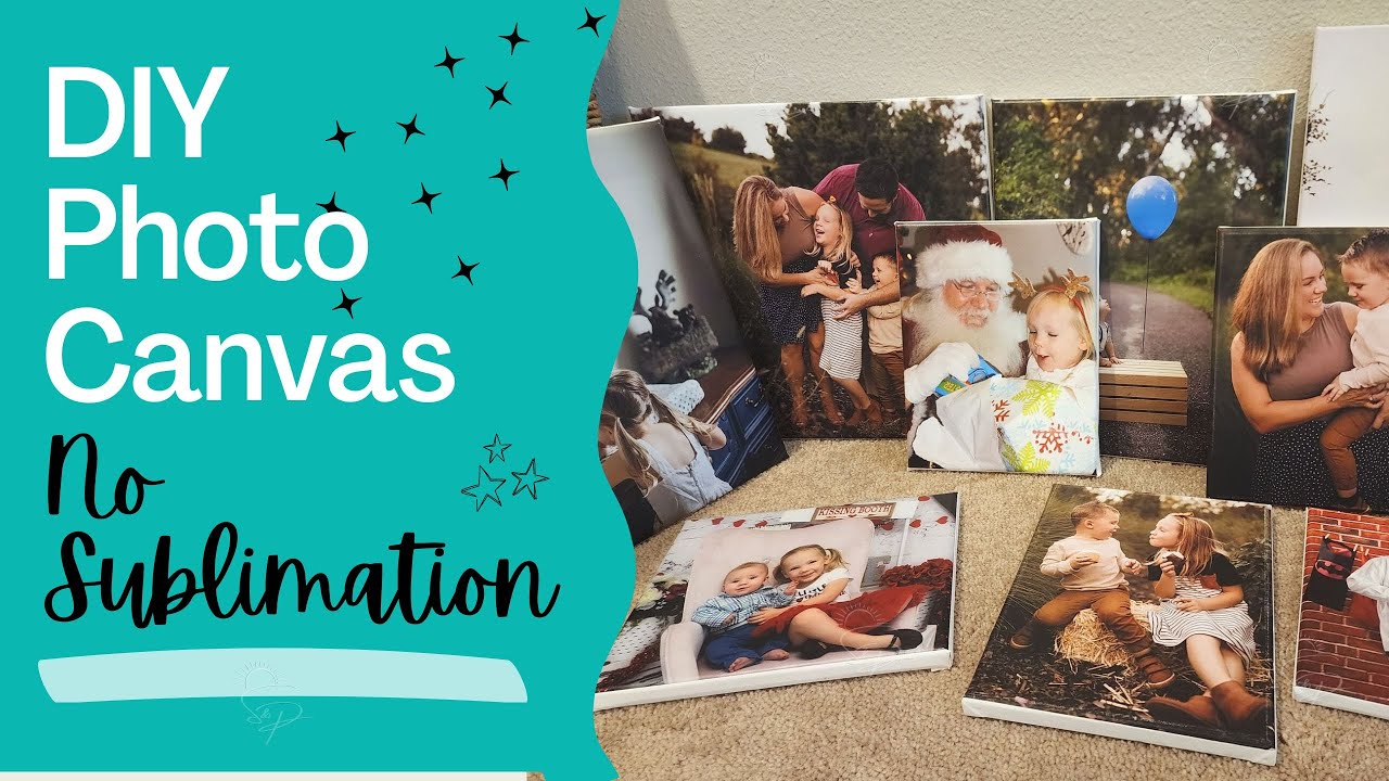 THE HIGHLY requests NO SUBLIMATION **canvas tutorial** using DTF transfers