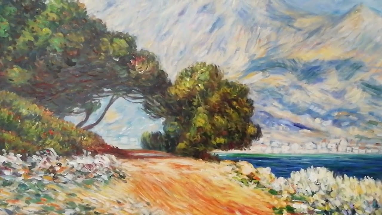 Obraz olejny Mentona widziana z Cap Martin Claude Monet