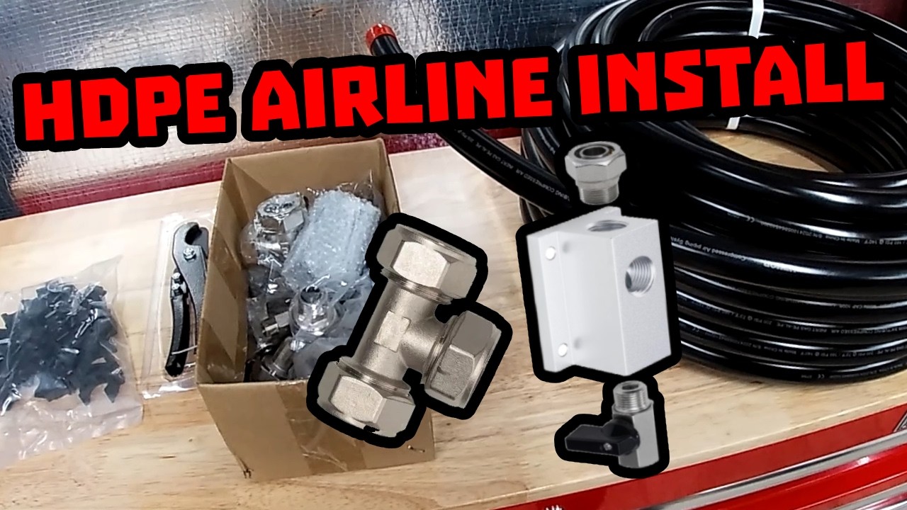 HDPE Compressed Airline Installation.