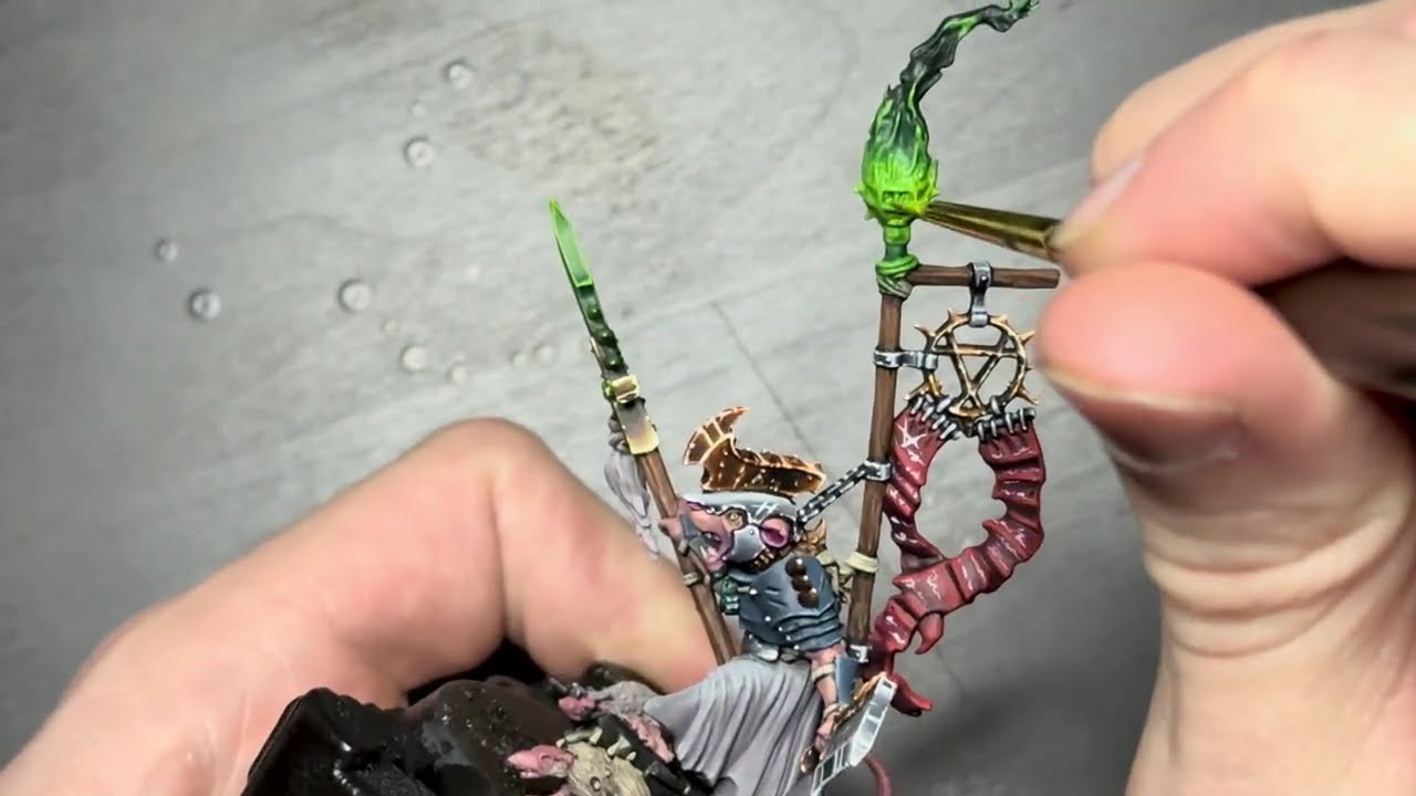 Skaven Clawlord pt.2! NMM, glow, and more!