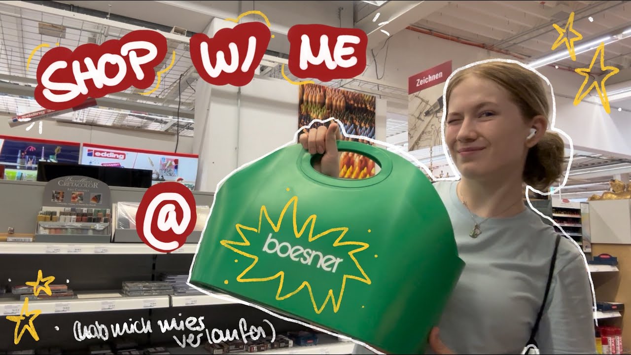 🫛erstes Mal zu boesner! || viel Umhergeirre + haul mit käffchen