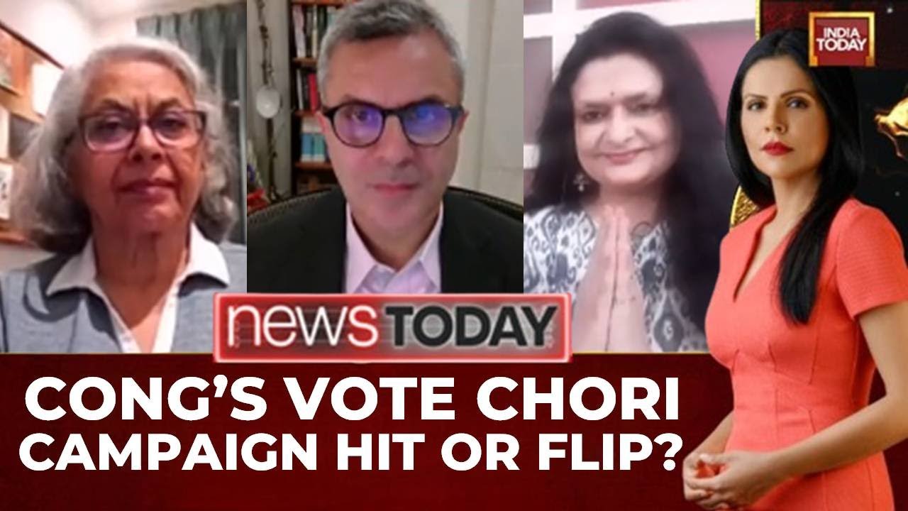 News Today Debate | 'Vote Chori' Row: Cong Vs BJP As Election Commission Faces Political Crossfire