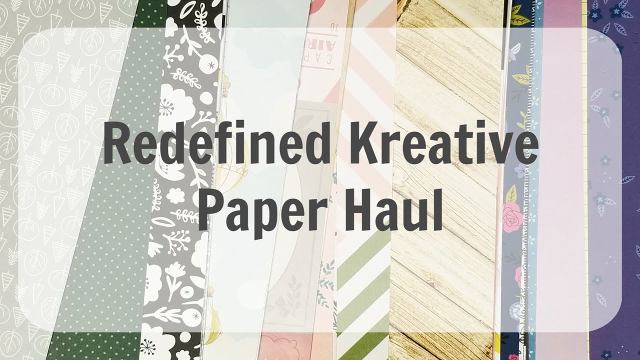 Redefined Kreative paper haul