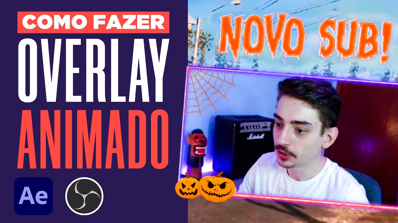 Como fazer FACECAM e ALERTAS de STREAM ANIMADOS no AFTER EFFECTS | Tutorial + como aplicar no OBS