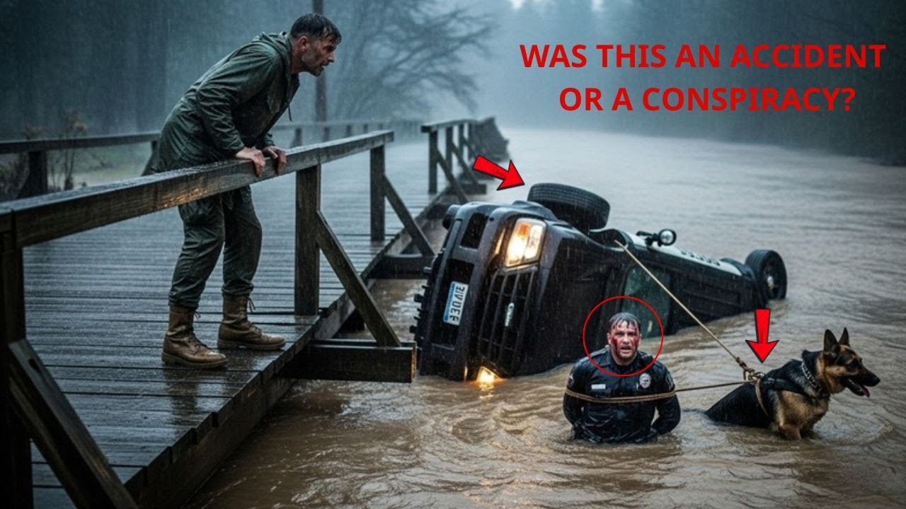 A Lone Woodsman Discovers a Crashed Patrol Car and Its K9 Guardian — What he did next was surprising