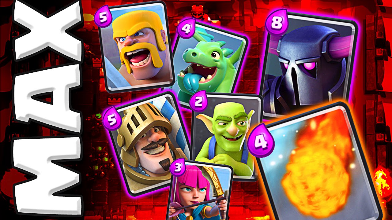 $10,000 DECK  ::  Clash Royale  ::  BEATING MAX PLAYERS