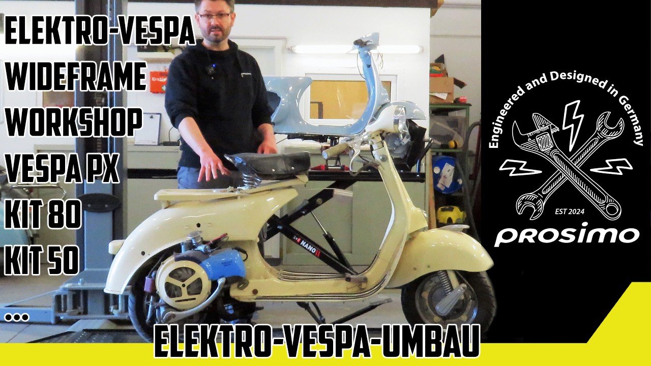 prosimo ⚡🛵 Tradition & Innovation vereint: Elektro-Umrüstung klassischer Vespa / Roller