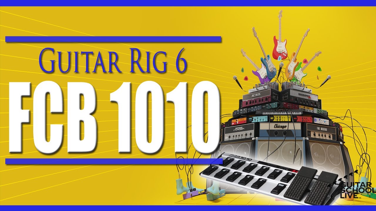 Как управлять Guitar Rig 6 с помощью штатного MIDI-контроллера FCB 1010. (Пошаговое руководство)