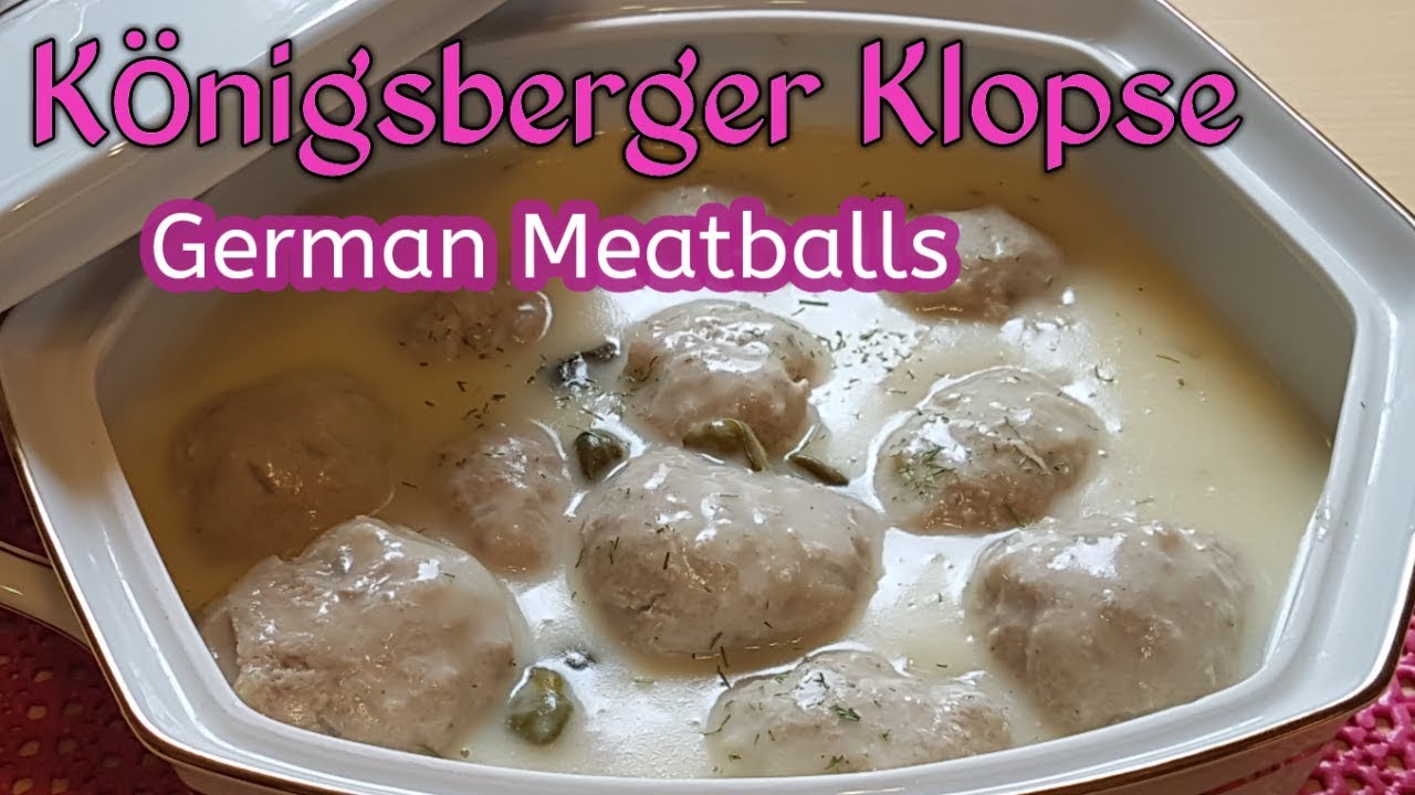 Filipina German life in Germany - Königsberger Klopse / German Meatballs